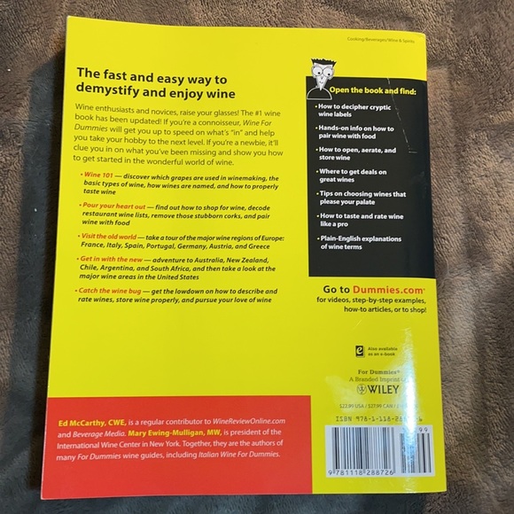 Wine For Dummies book 5th edition - Picture 3 of 3